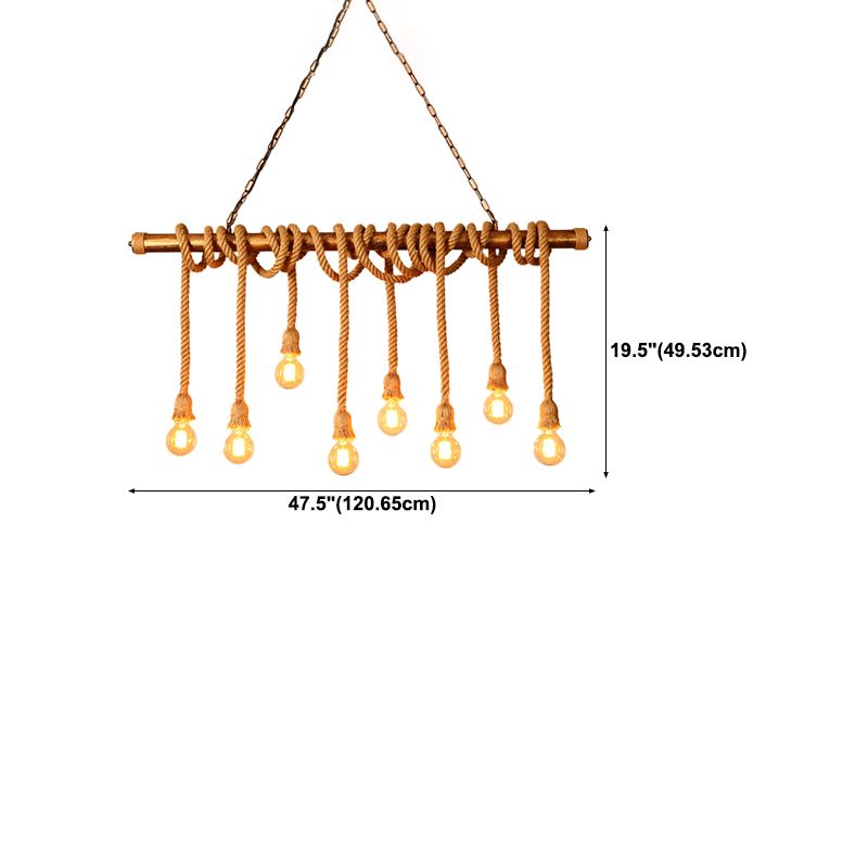 Simple Hanging Island Light Industrial Hanging Lighting Fixture for Dining Room