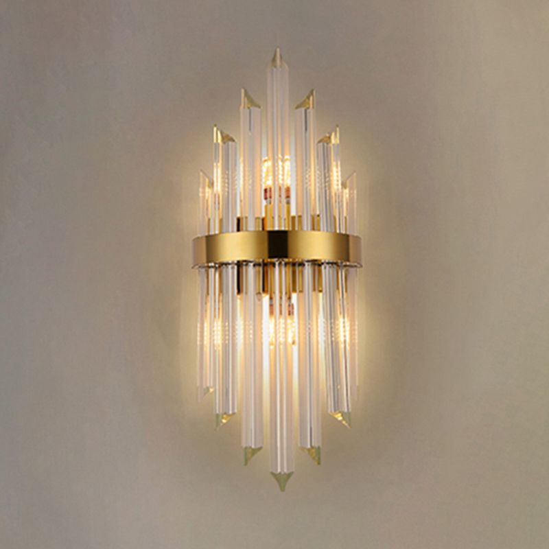 Wall Mounted Lighting Minimalist Style Crystal Wall Sconce Lighting