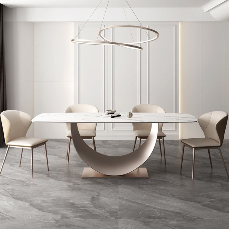Designer Style Home Dinette Set 1/4/5/6 Pieces Sintered Stone Dining Set