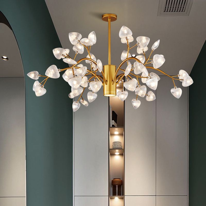 Forma di filiale in metallo lampadario moderno in stile moderno lampada appesa per negozio