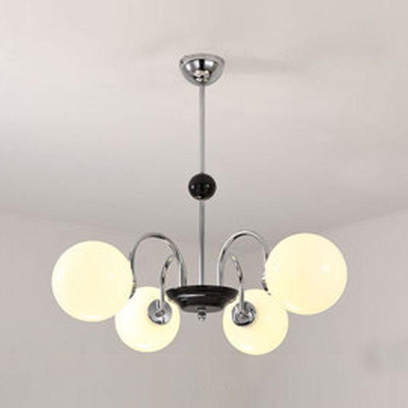 American Style Globe Pendant Chandelier Light Glass Chandelier for Living Room
