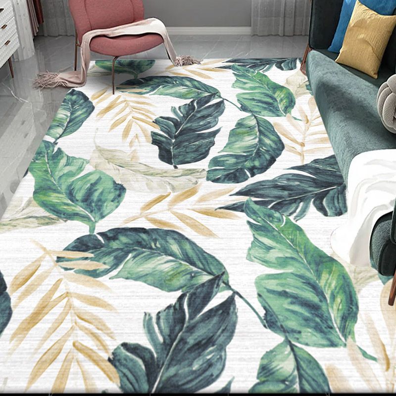 Solid Color Home Decoration Carpet Simplicity Feather Area Rug Polyester with Non-Slip Backing Rug