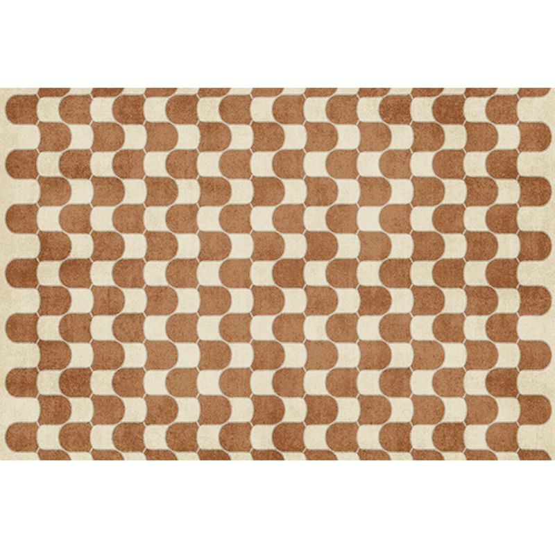 Meerkleurig casual binnentapijt, polyester splitsend printtapijt, antislip binnentapijt voor woondecoratie