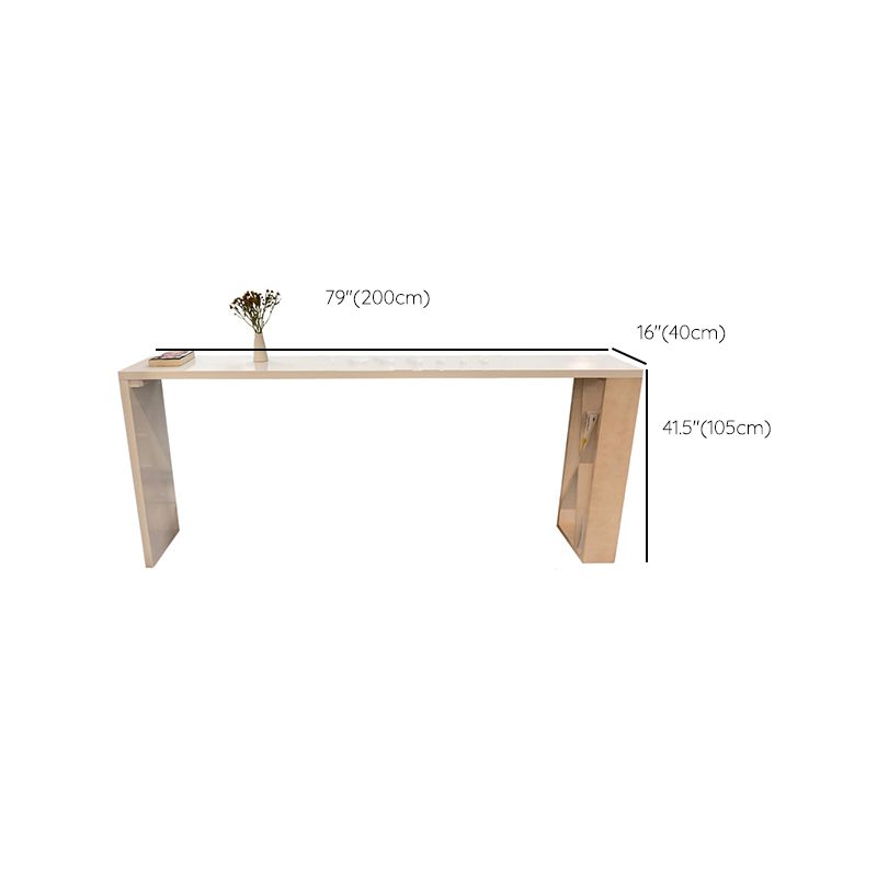White Table and Stool Set 1/2/3 Pieces Modern Bar Table and Stools