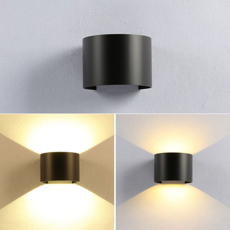 Modern Minimalist Style Geometrical Wall Mounted Light Fixture Metal 2 Lights Wall Lights