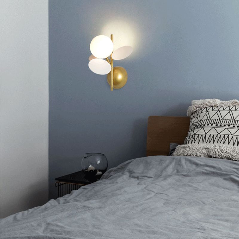 Metal Unique Shape Wall Sconce Modern Style Multi Lights Wall Light Fixture
