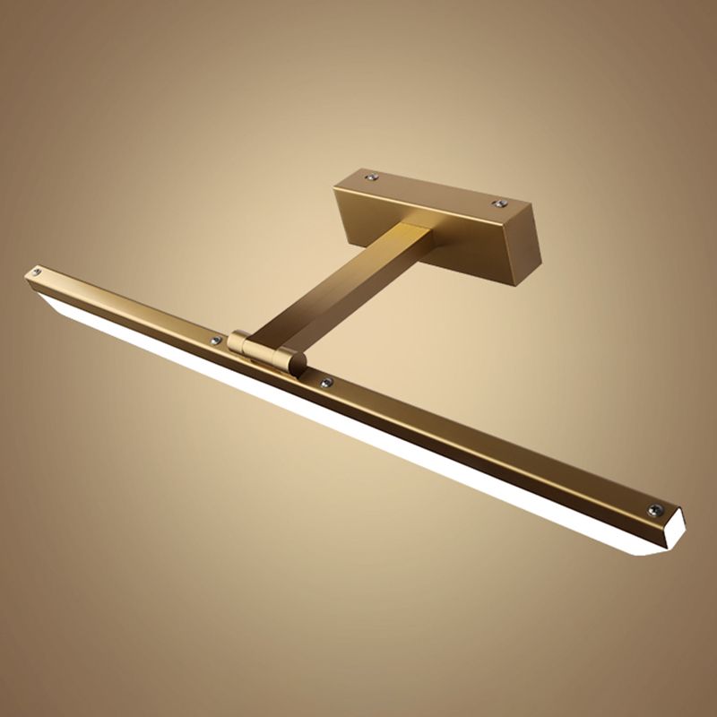 Linear LED Vanity Wall Light Fixtures Modern Mirror Front Light with Acrylic Shade