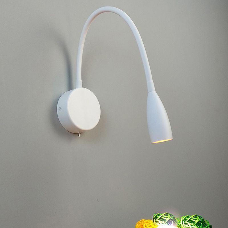 Nordische moderne Wandhalterung helles Schlafzimmer Einfache flexible LED -Wandlampenlampenvorrichtung