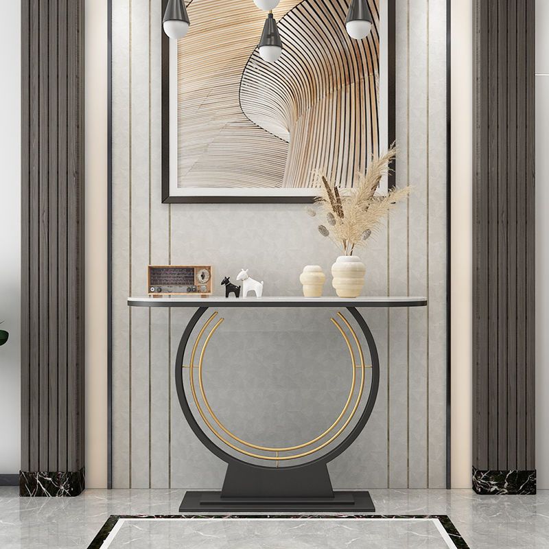 Glam Style Console Table Stain Resistant Console Sofa Table for Hall