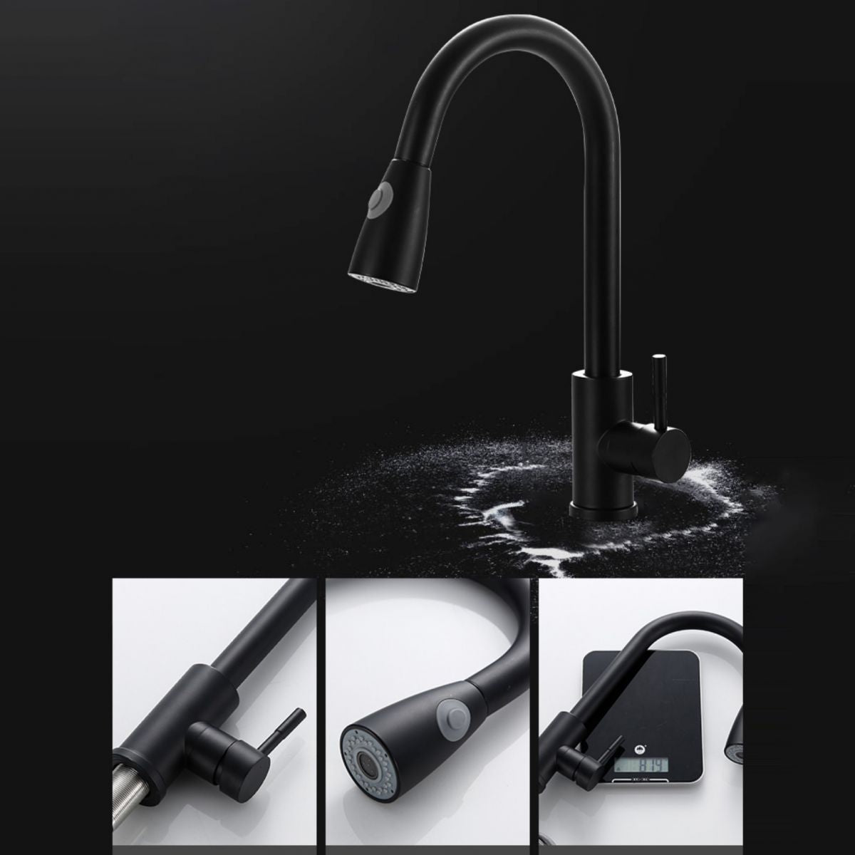 Contemporary Kitchen Sink Colorfast Drop-In Stainless Steel Kitchen Sink