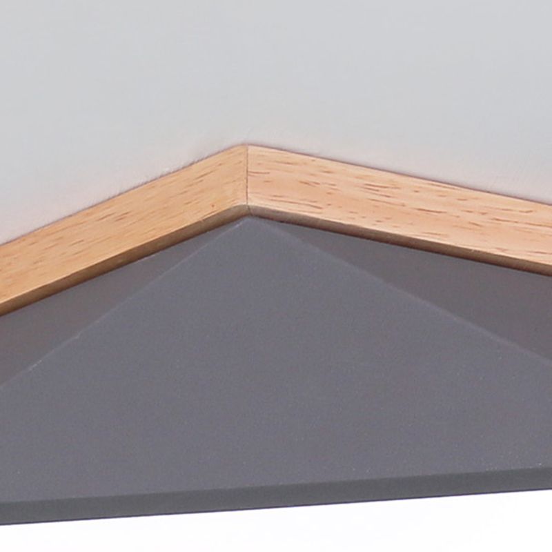 Acrylic Geometric LED Flush Mount in Modern Concise Style Iron Macaron Ceiling Light for Bedroom