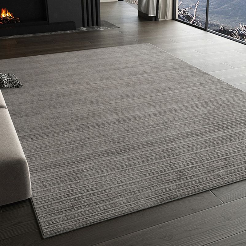 Chique moderne tapijt Solid Color Polyester Area Rug Stain Resistant Area Tapje voor woonkamer