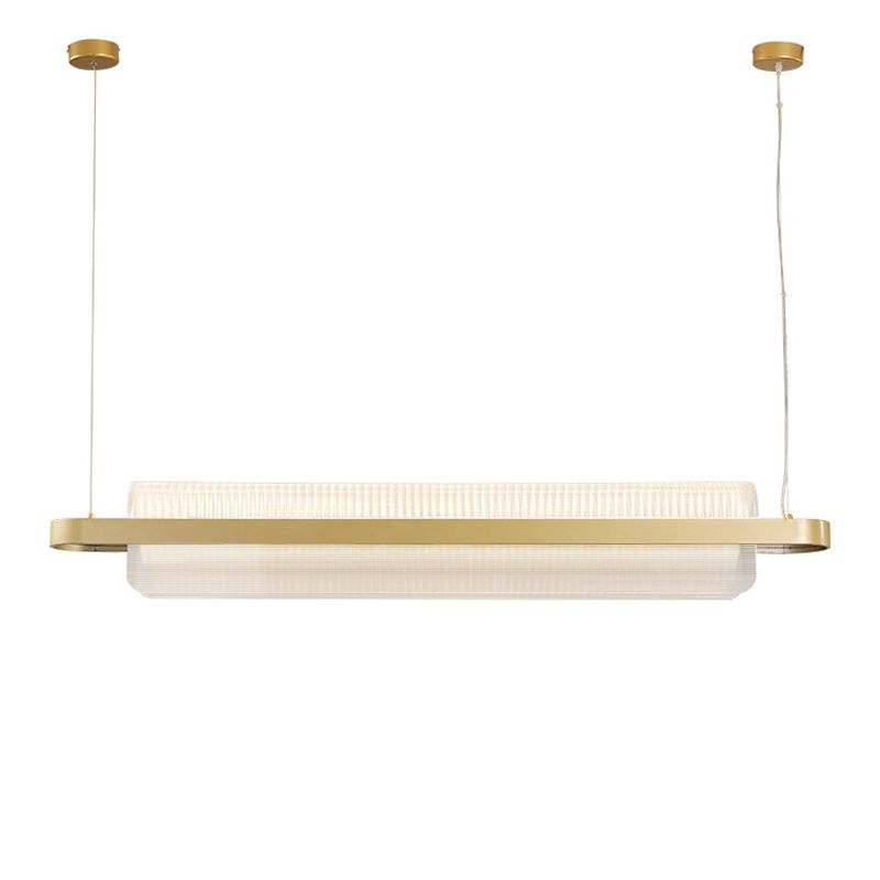 LED LED ACRYLIC LINEA LIGHT GOLD MODERN 1 LUGHT LUCHING Lights para comedor