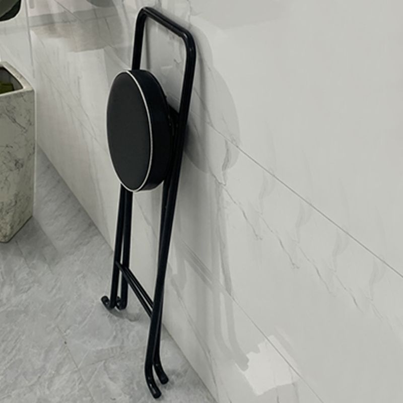 Contemporary Indoor Bar Stools Folding Counter Stool with Metal Legs