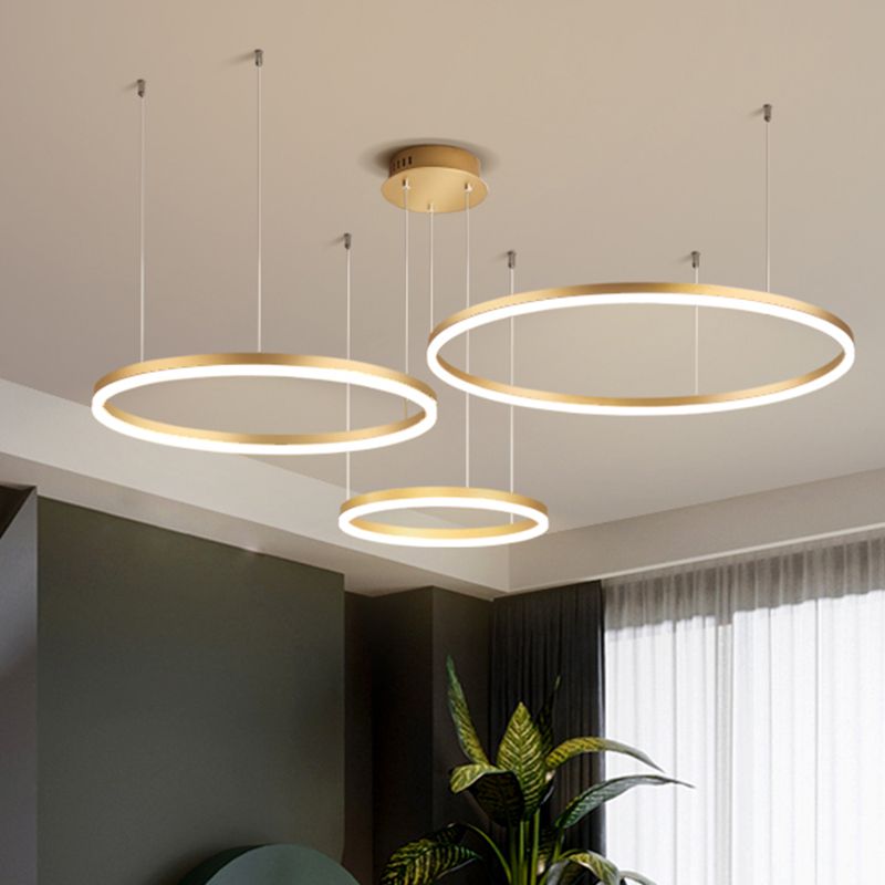 Modern Wrought Iron Hanging Ceiling Lights Tiered Pendant Chandelier for Living Room