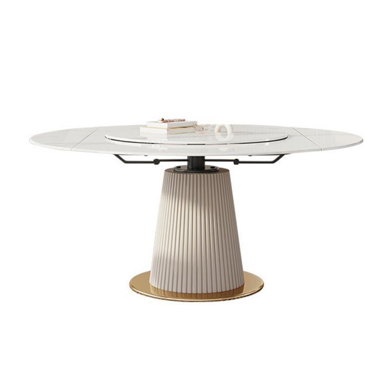 Contemporary Round Table Set 1/4/5/7 Pieces Dining Set for Home Use