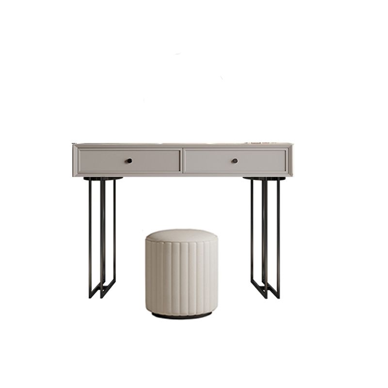 Standing Grey Makeup Vanity Desk Bedroom Vanity Dressing Table Set
