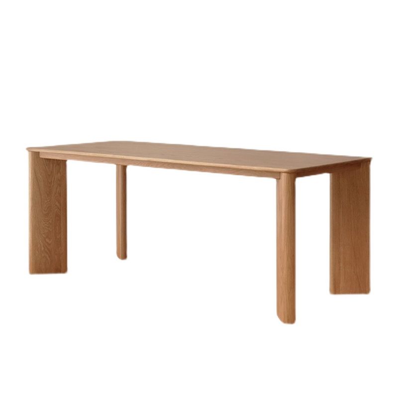 Rectangle Dining Table Pine Solid Wood Dining Table with 4 Legs