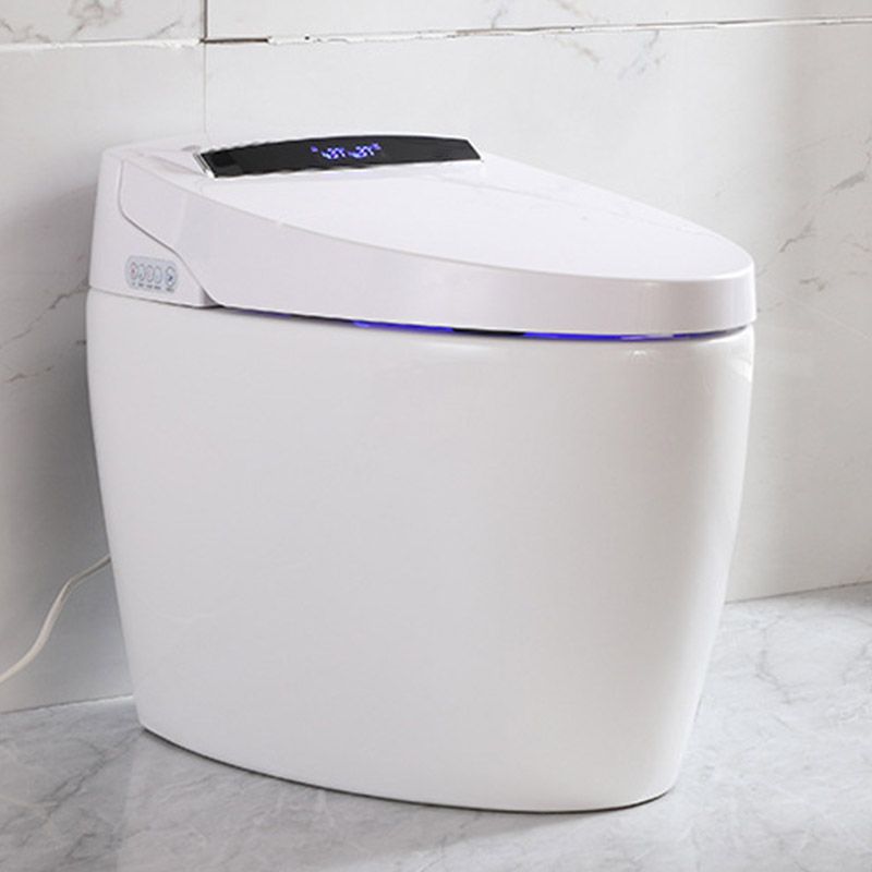 Contemporary One-Piece Toilet Bowl Floor Mounted White Urine Toilet for Washroom