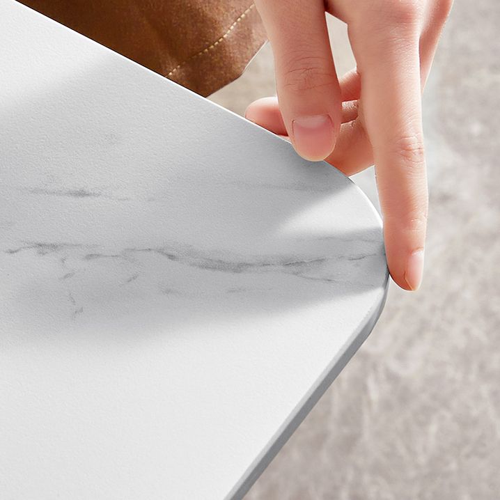 31.5'''W tavolo da pranzo in pietra sinterizzato per cucina per cucina