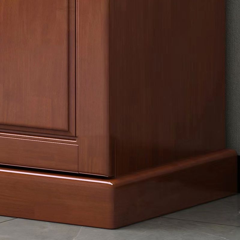 39.4" Tall Solid Wood Chest 6 - Drawer and 1 - Door Accent Cabinet