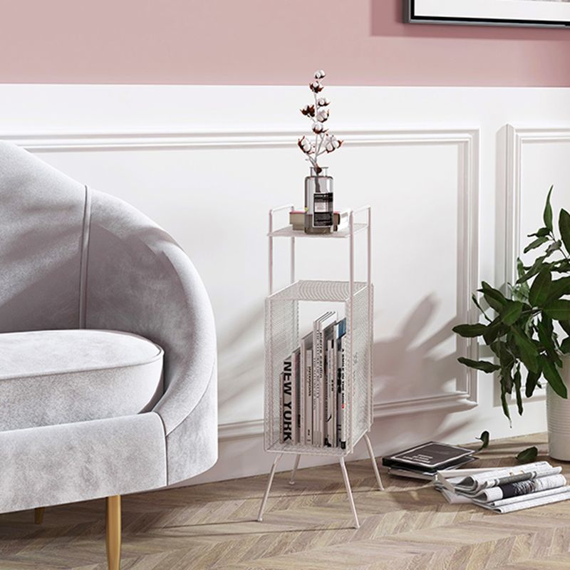 9" Wide Glam Shelf Bookcase Closed Back Shelves Included Bookcase