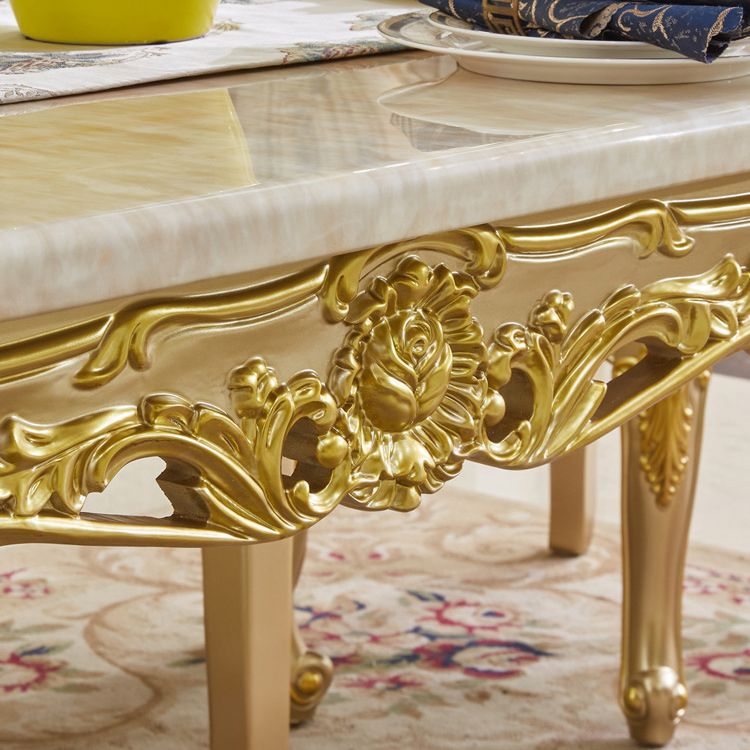 Victoria Rectangle Table Set 1/2/5/7 Pieces Dining Set for Home Use