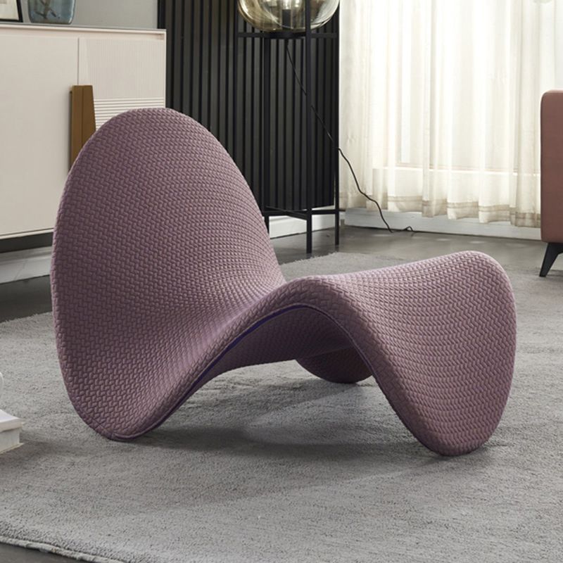 Armless Chair 29.5" L x33.8" W x25.5" H Chunky Textured Chair for Living Room