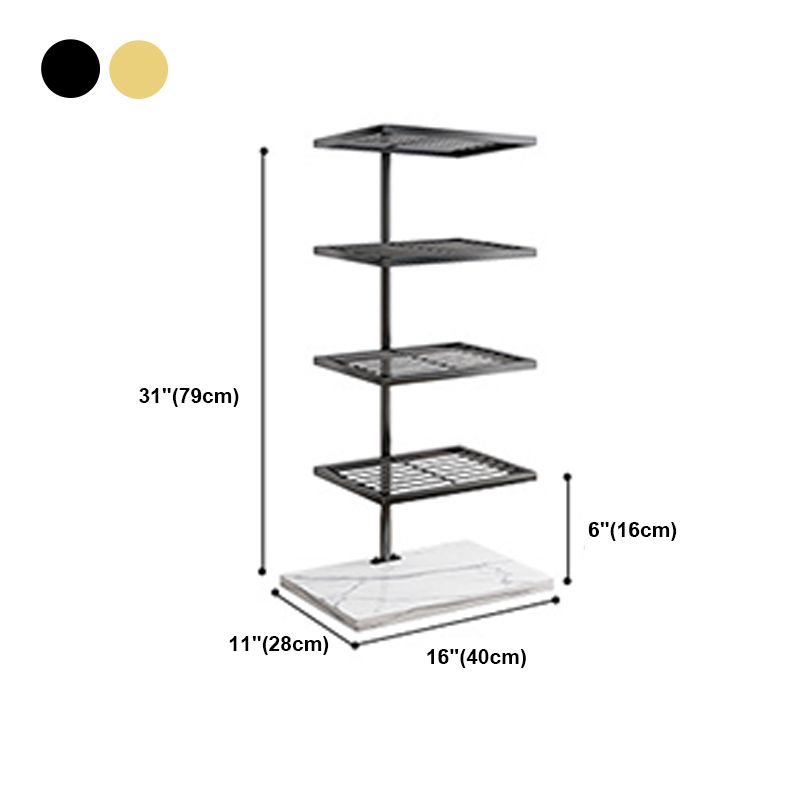 Contemporary Style Bookshelf Invisible Open Back Bookcase for Study Room and Office