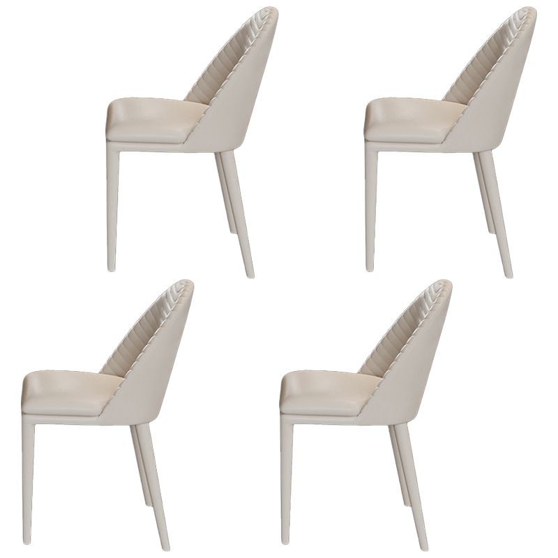 1/4/5/7 Pieces Luxury Dining Set Sintered Stone Top Dining Table with Leather Chairs