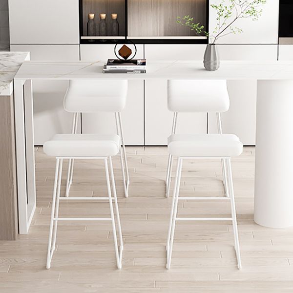 Modern Style Bar-stool Solid Wave Seat Counter Bar Stool with Metal Legs