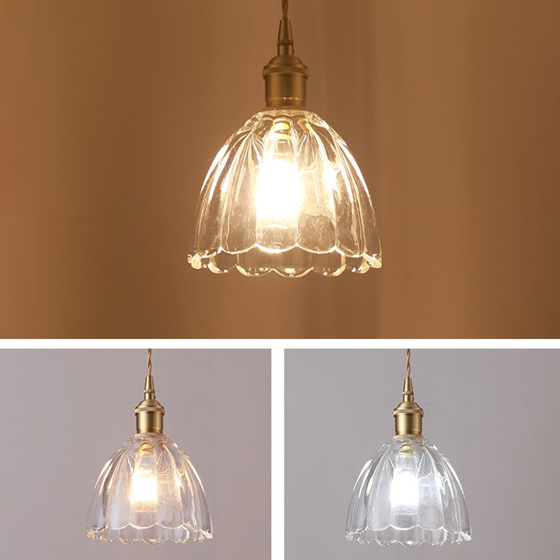 1 Light Pendant Lighting Modern Simplicity Glass Pendant Ceiling Lights for Restaurant