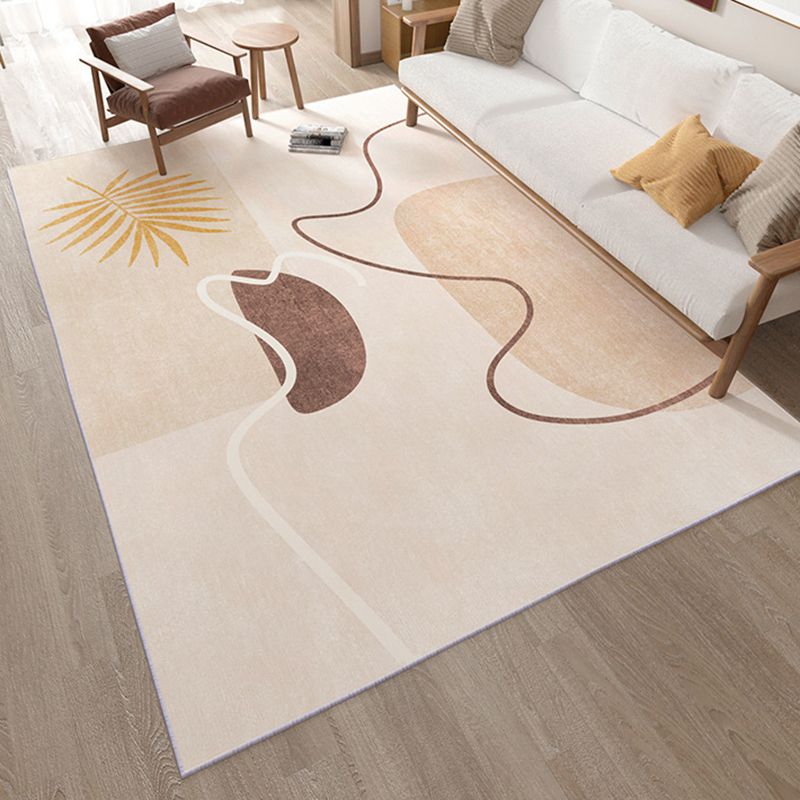 Tapis géométrique de style moderne Rapis polyester tapis résistant à la tache pour la décoration intérieure