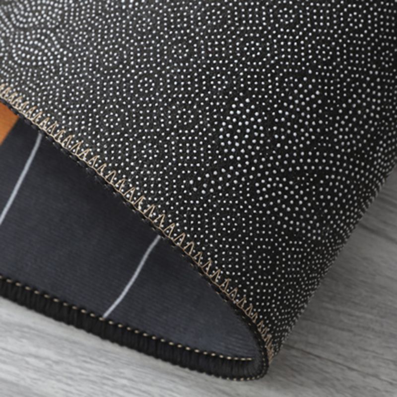 Beige Modern Area Carpet Geometrict Pattern Polyester Area Rug Stain Resistant Rug for Home Decor