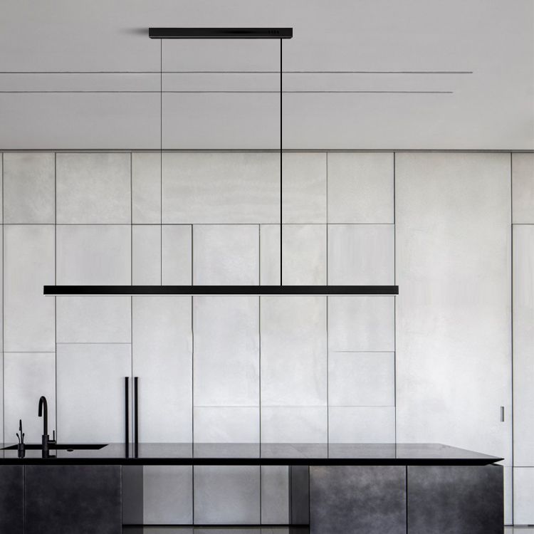 Luce a sospensione per isola a LED a LED MODERNA SEMPLICE PER STUDIO DI UFFICIO DI PASSAGGIO