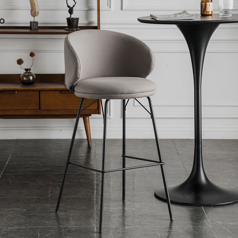 Contemporary Style Bar-stool Metal Counter Bar Stool for Kitchen