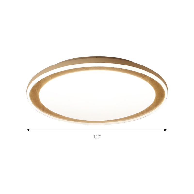 Moderne Weiß LED Flush Decke Licht Einfache Stil Acryl Deckenleuchte für Studienzimmer Küche