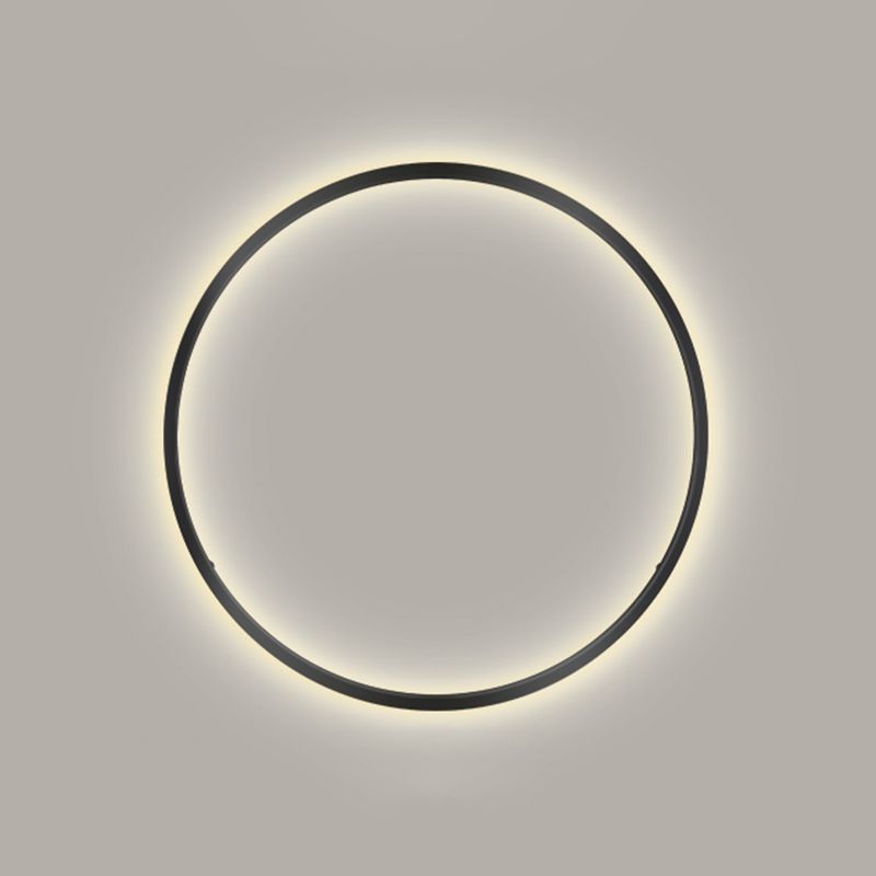 Runde Schatten Metall Wandleuchter moderner Stil mit einem leichten Wand montiertes Licht
