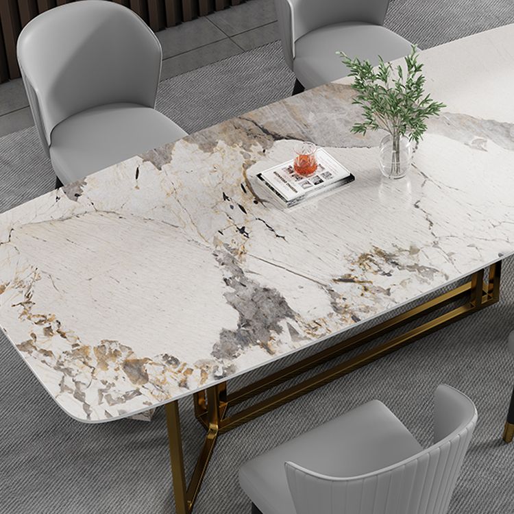 Scandinavian Style 1/2/5/7 Rectangle Dining Room Table Set for Home