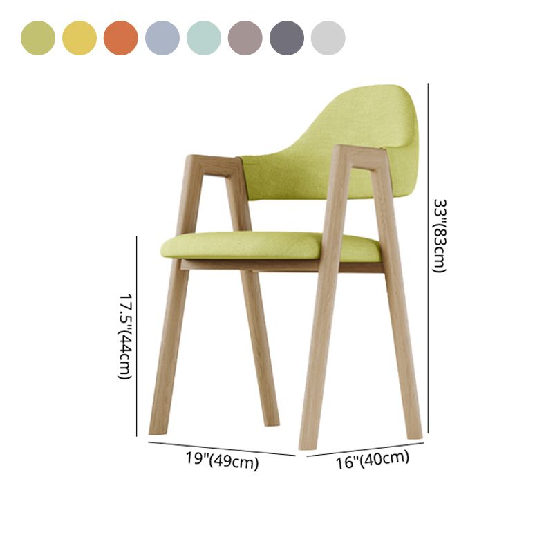 Chaise d'appoint de salle à manger en métal intérieur-extérieur moderne, chaise d'appoint à dossier ouvert avec accoudoirs