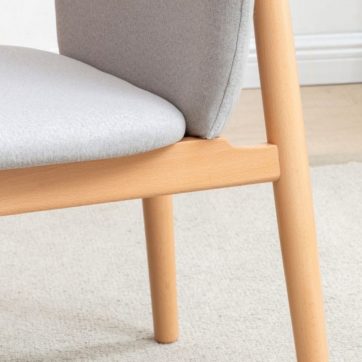 Contemporary Solid Back Wood Armless Dining Chairs(Set of 1/2/4/6/8)