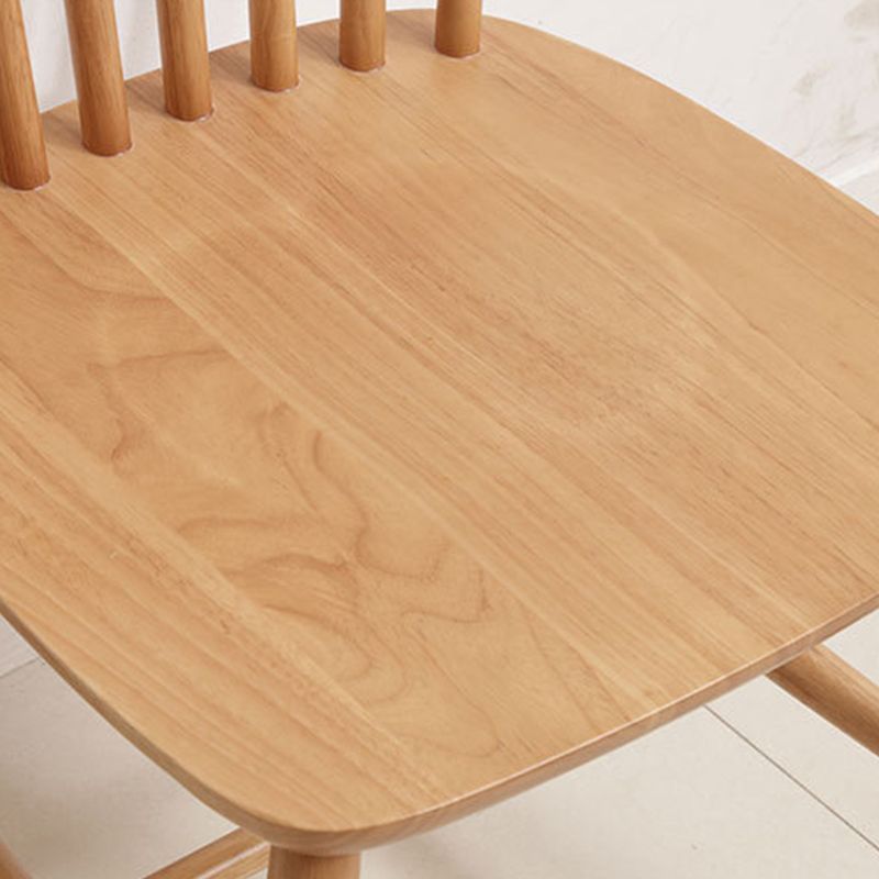 Contemporary Kitchen Dining Side Chairs Wood Slat Back Side Chairs