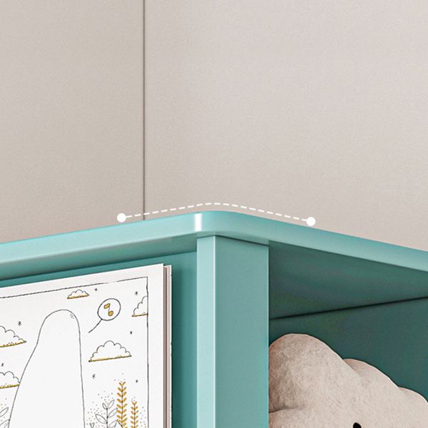 Modern Engineered Wood Bookshelf Standard Closed Back Vertical Bookcase