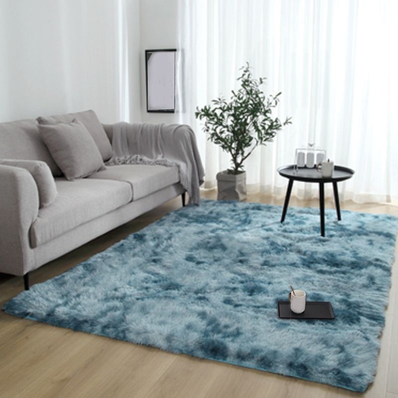 Modern Ombre Pattern Shag Bedroom Rectangle Polyster Area Carpet