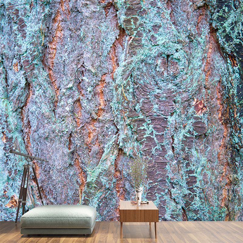 Eco-friendly Wood Grain Mural Mildew Resistant Decorative Living Room Wall Mural