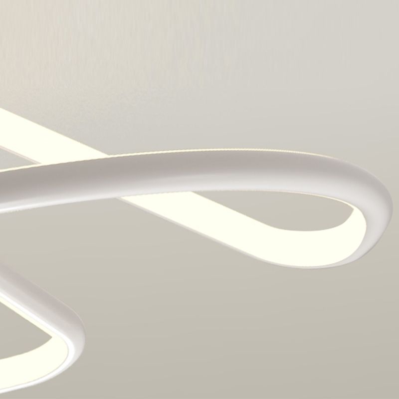Plafonnier encastré à LED de simplicité de lumière montée au plafond de cercle en métal