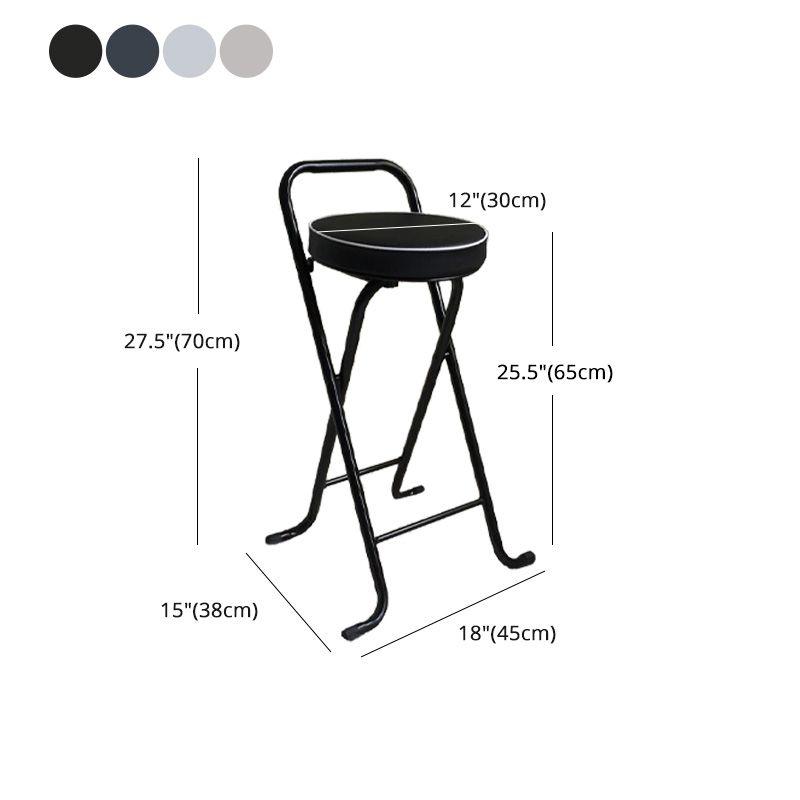 Taburetes de bar de cuero Pu de estilo nórdico, taburetes plegables para comedor