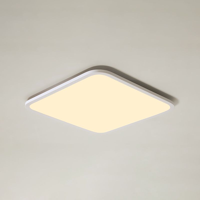 Modern Style Square Shade Ceiling Lamp Metal 1 Headed Ceiling Lighting for Restaurant