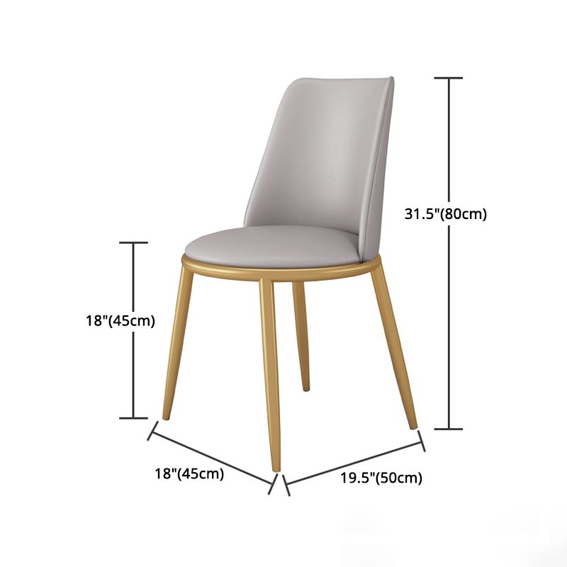 1/2/4/5 Pcs Metal Glam Dining Room Set with Round Table and Metal Base Dining Set