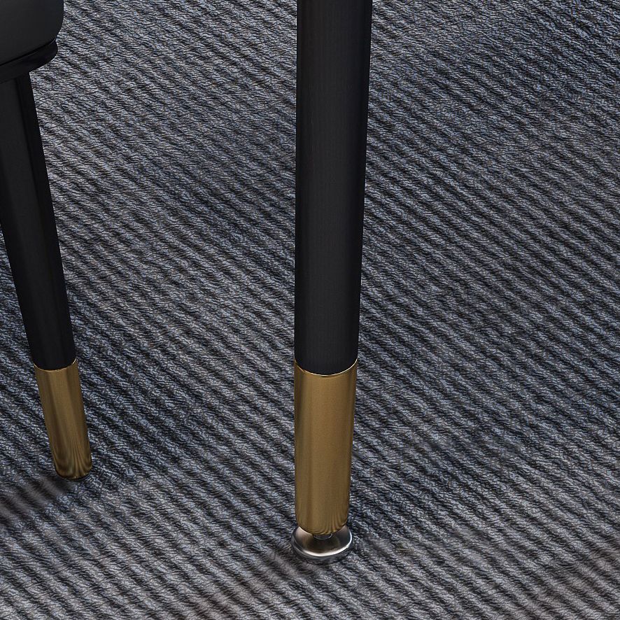 Contemporary Home Sintered Stone Scratch Resistant Dining Table Rectangle Table with 4 Legs Base